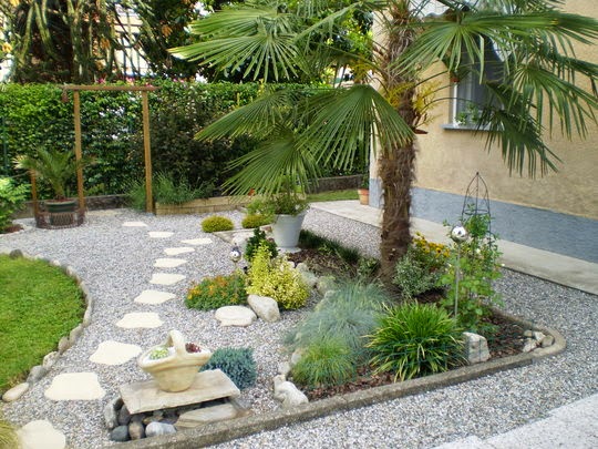 Garden Decoration With Stones