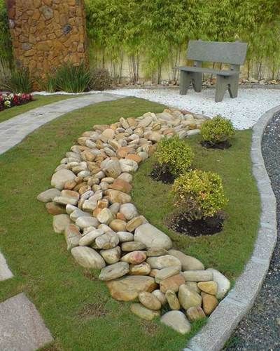 Garden Decoration With Stones
