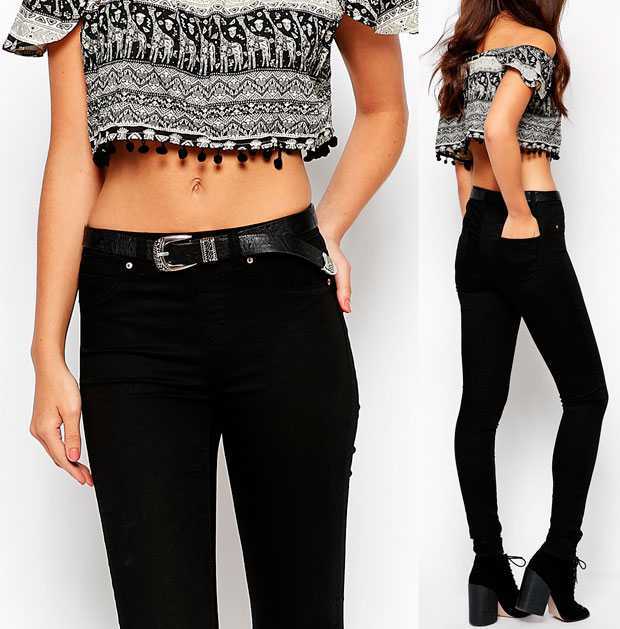 Crop top jeggings