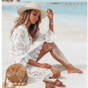 Lace cover-up