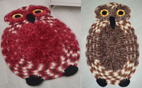 baroque crochet owl