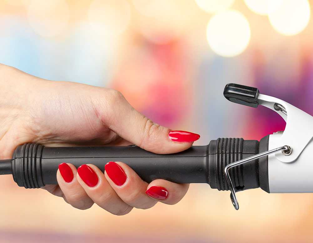 curling iron handle