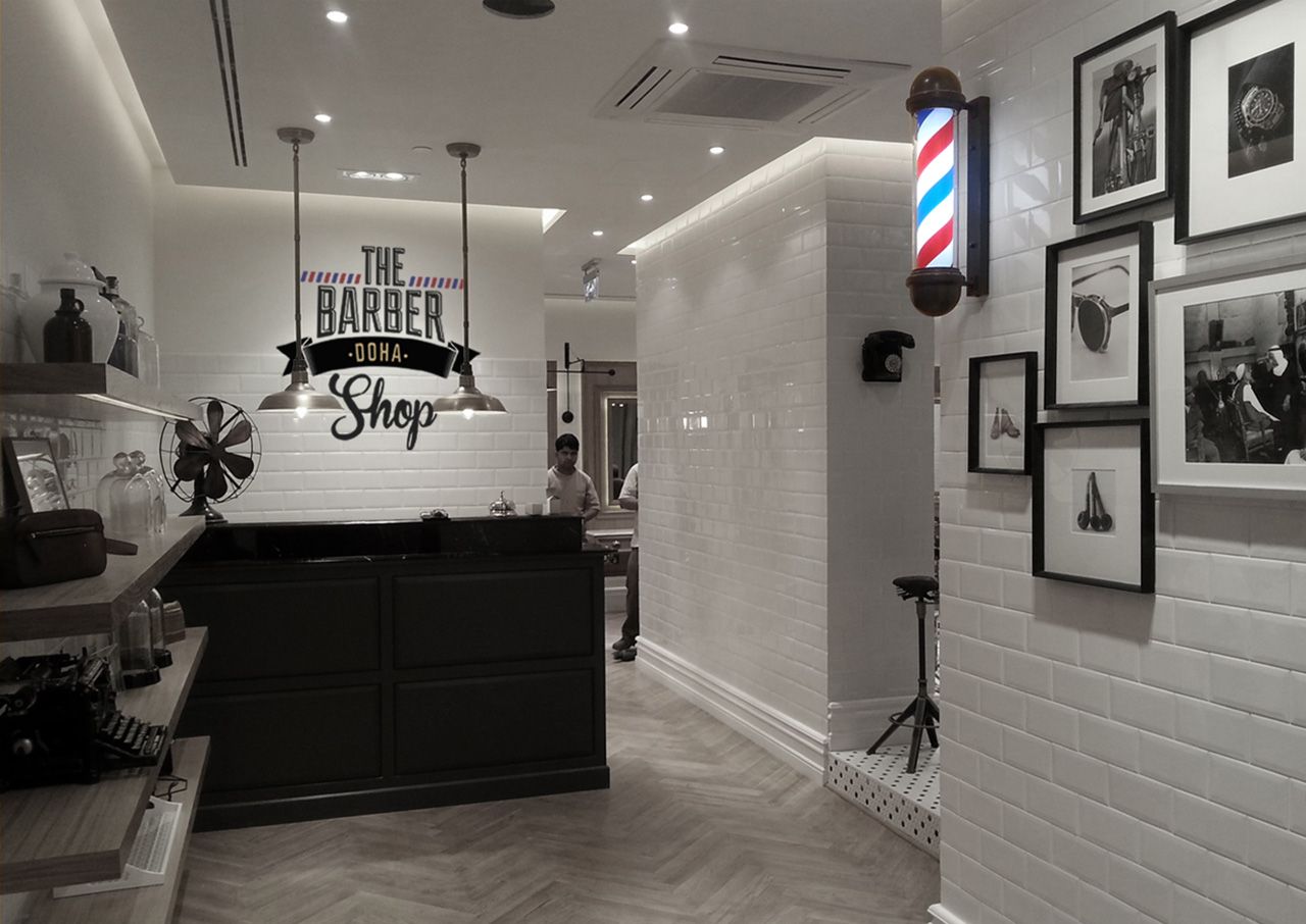 Retro Barber Shop Decor