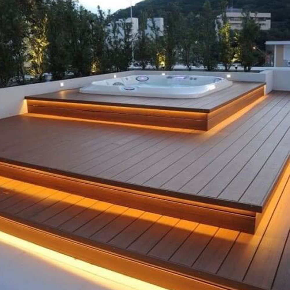 Laje Pools with deck