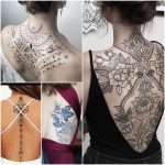 tattoo back woman