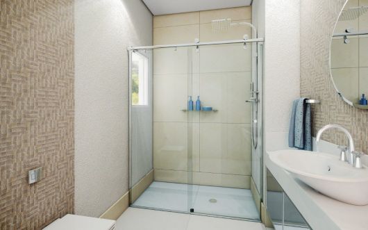 glass entrance for bathroom shower