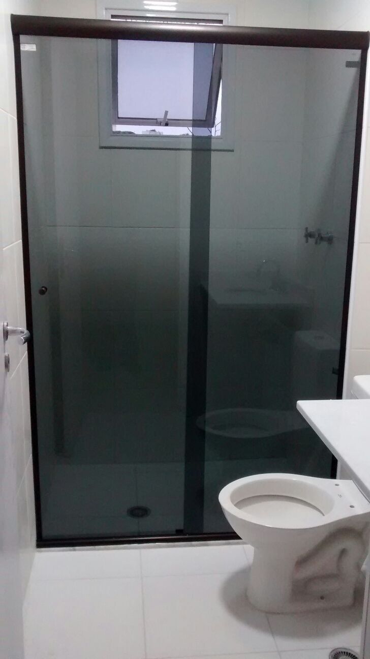 bathroom entrance in black