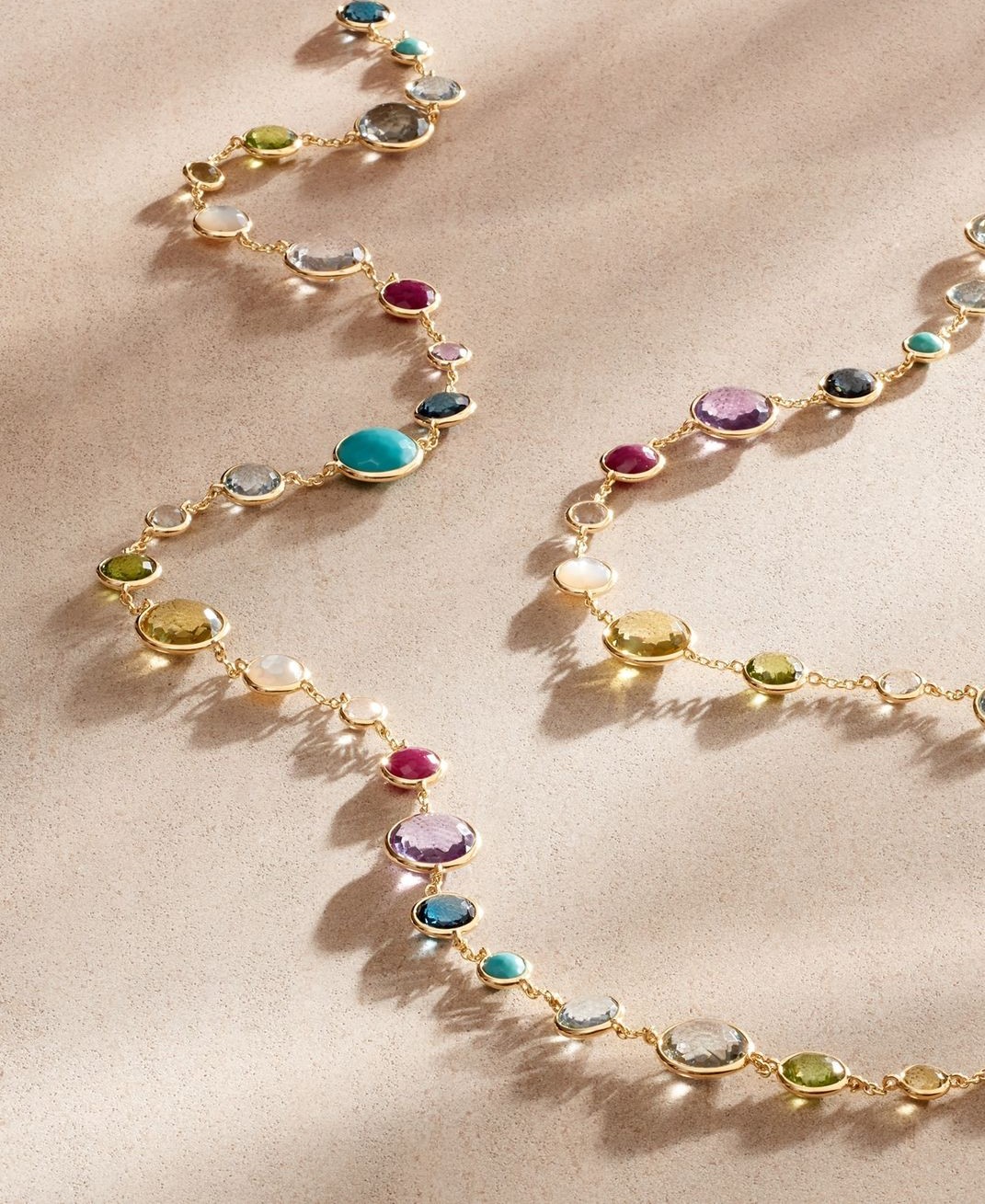 semiprecious stone necklaces