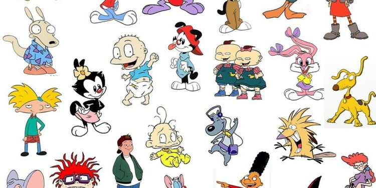 What cartoon characters are famous nowadays?