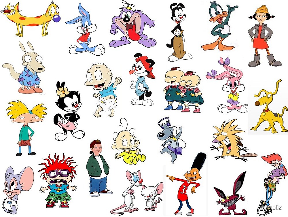 What cartoon characters are famous nowadays?