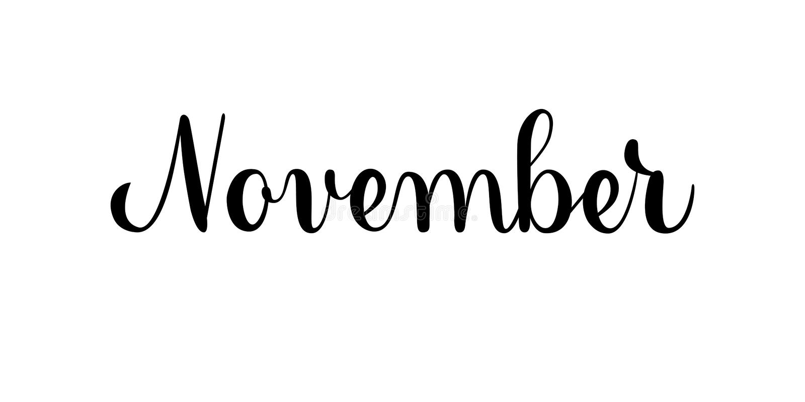 What is on in November?