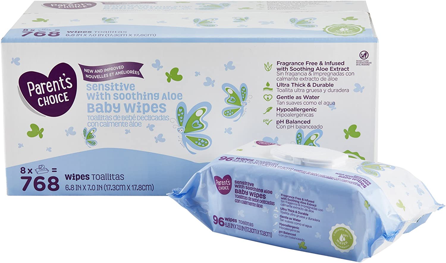 What parent choice wipes are being recalled?