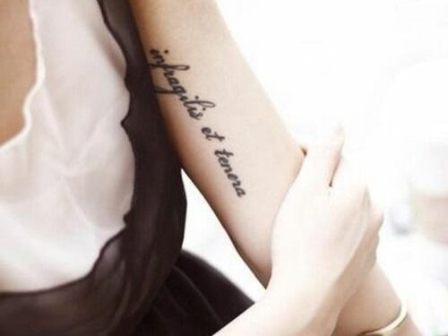 Where To Put A Small Quote Tattoo